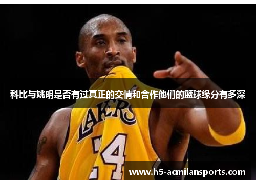 科比与姚明是否有过真正的交情和合作他们的篮球缘分有多深